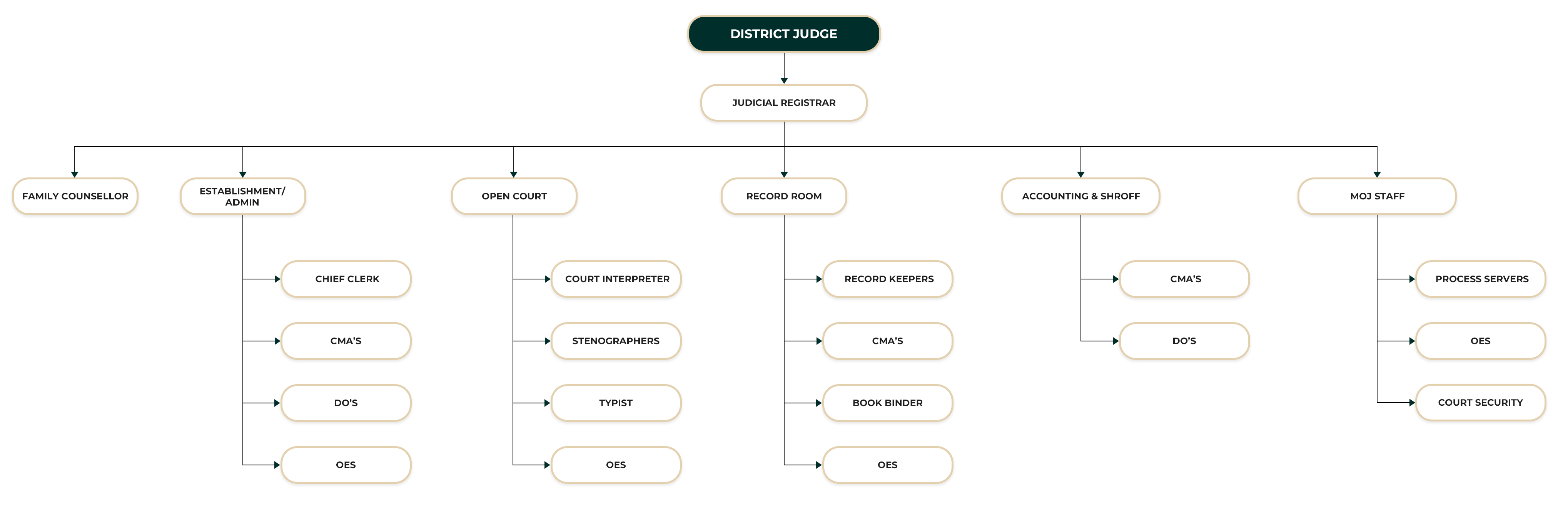 District Court Walasmulla ORGANIZATIONAL STRUCTURE